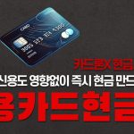 신용카드현금대출